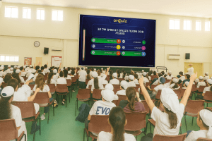 חידון OrQuiz שהתקיים בבית ספר