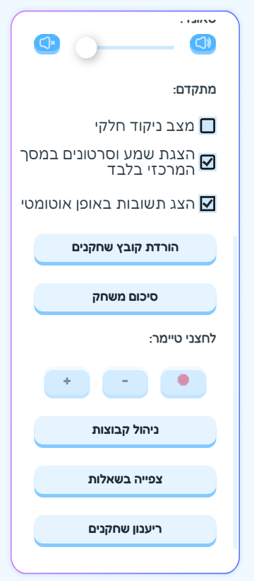 בתוך פאנל הניהול תגללו כלפי מטה ותלחצו על "ניהול קבוצות"