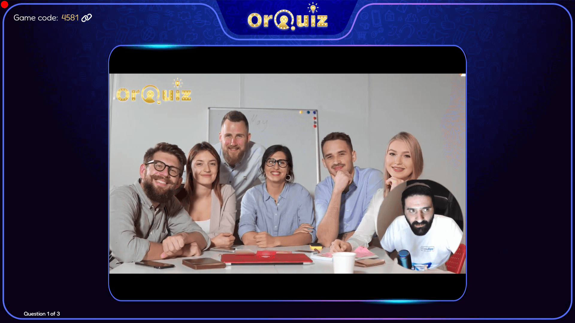 סרטון בחידון לשדרוג האירוע