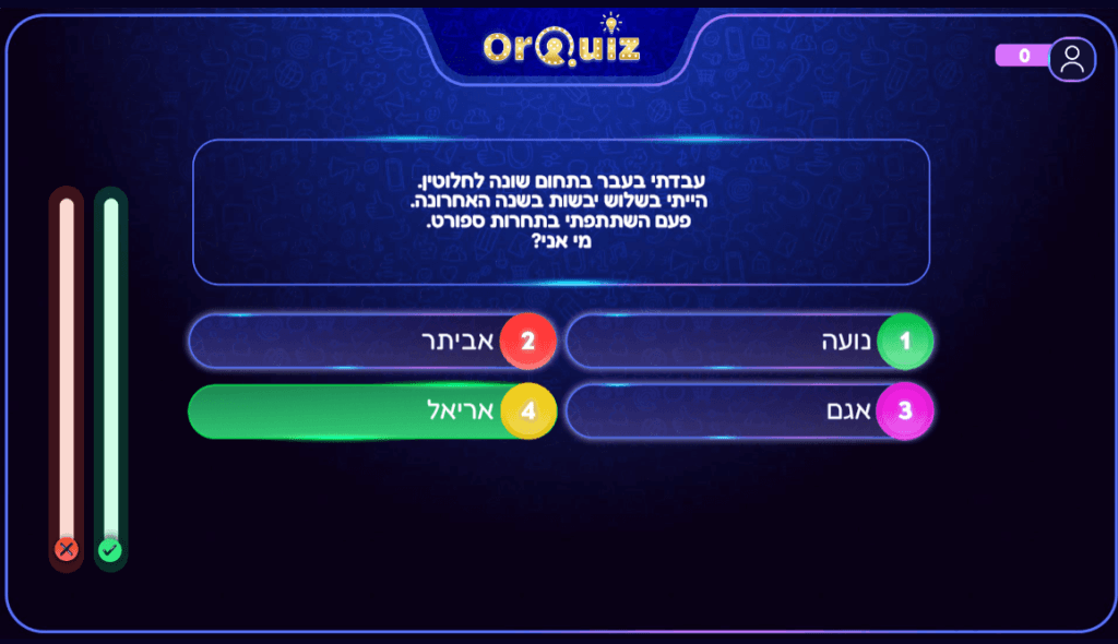 שאלת טריוויה אמריקאית רגילה לחידון חברה